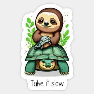 Take It Slow Sticker